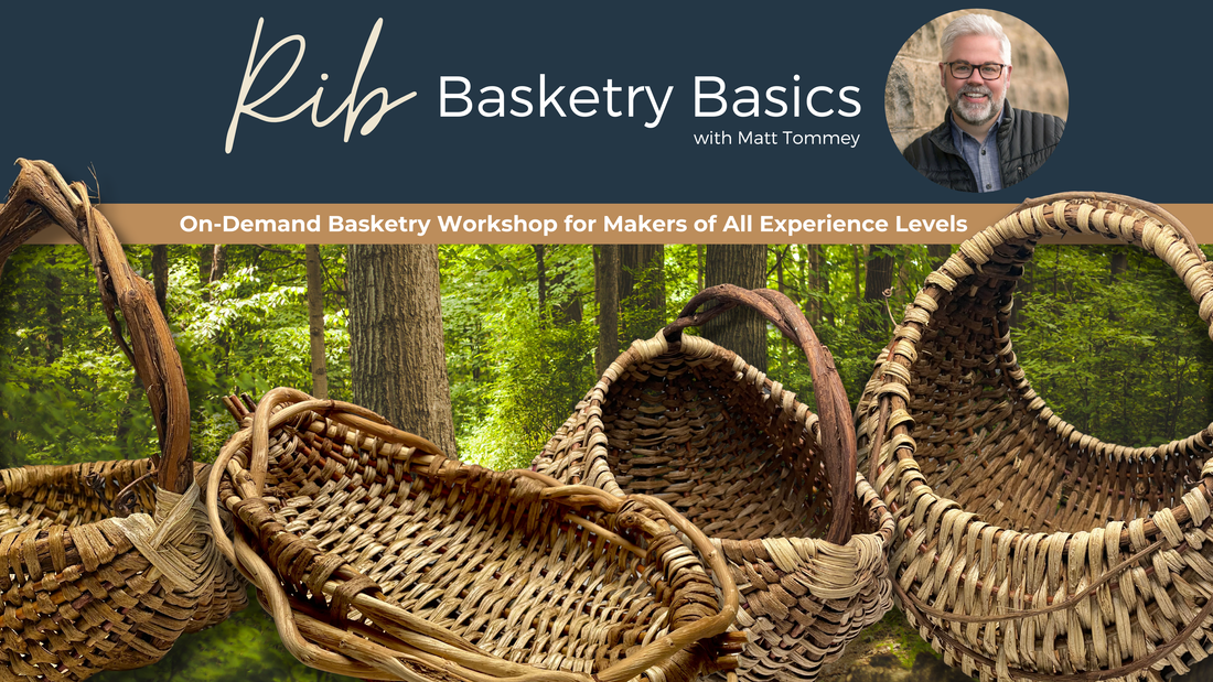 basket weaving classes, how to weave a basket, rib basket