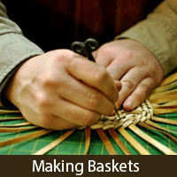 Making North Carolina Baskets